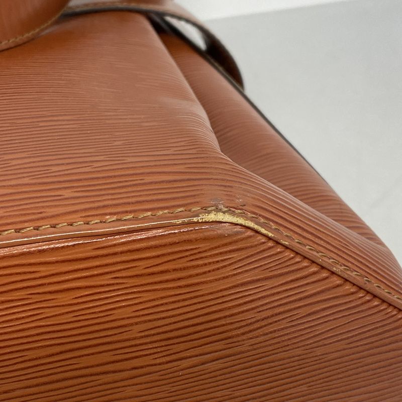 Louis Vuitton Shoulder Bag Epi Sac Depaul PM M80203 Kenyan Brown Ladies