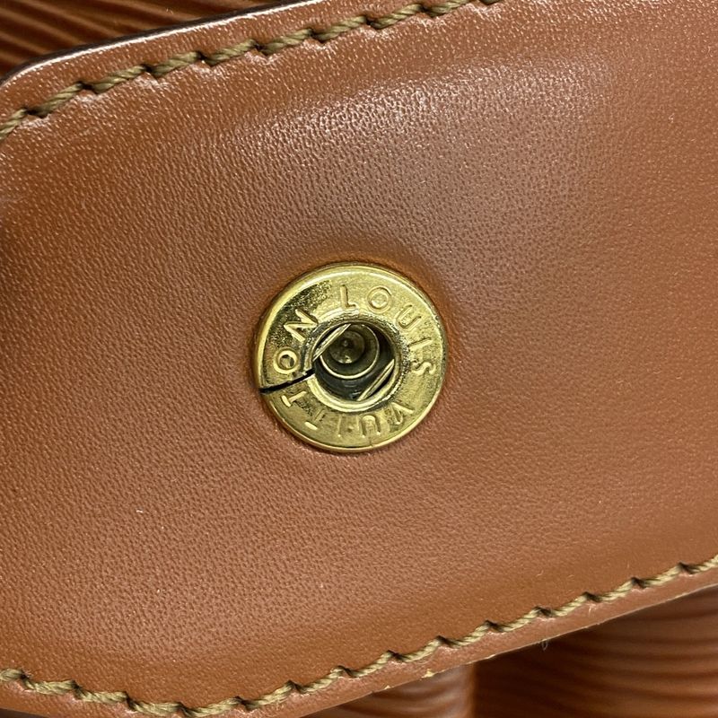 Louis Vuitton Shoulder Bag Epi Sac Depaul PM M80203 Kenyan Brown Ladies