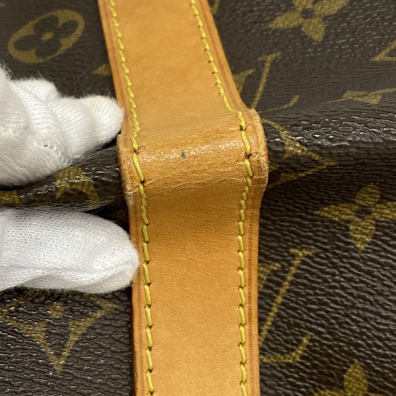 Louis Vuitton Boston Bag Monogram Keepall Bandoliere 55 Mi41414 Brown Men Women