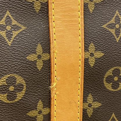 Louis Vuitton Boston Bag Monogram Keepall Bandoliere 55 Mi41414 Brown Men Women