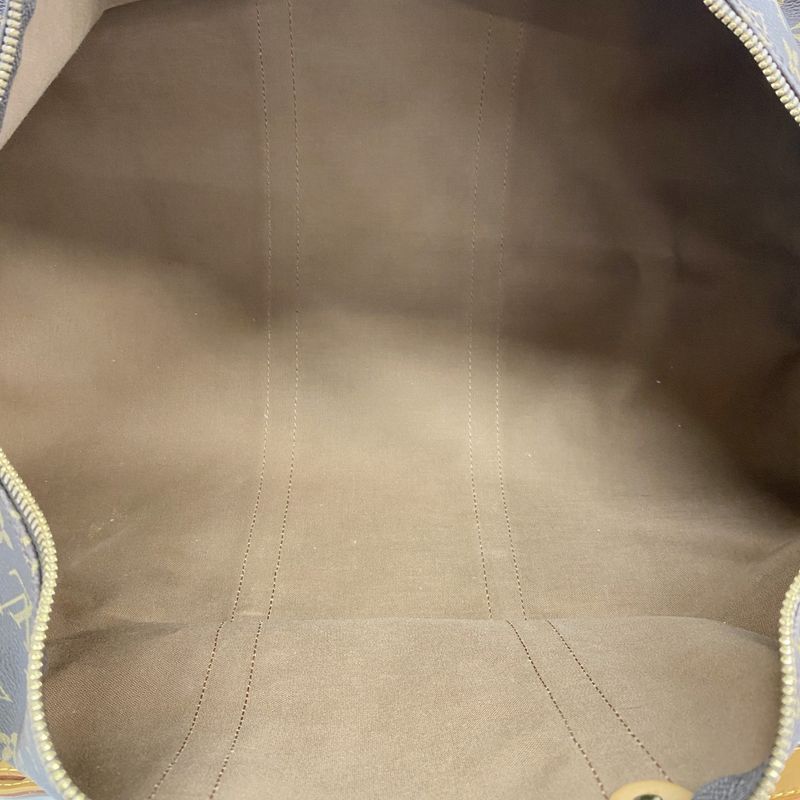 Louis Vuitton Boston Bag Monogram Keepall Bandoliere 55 Mi41414 Brown Men Women