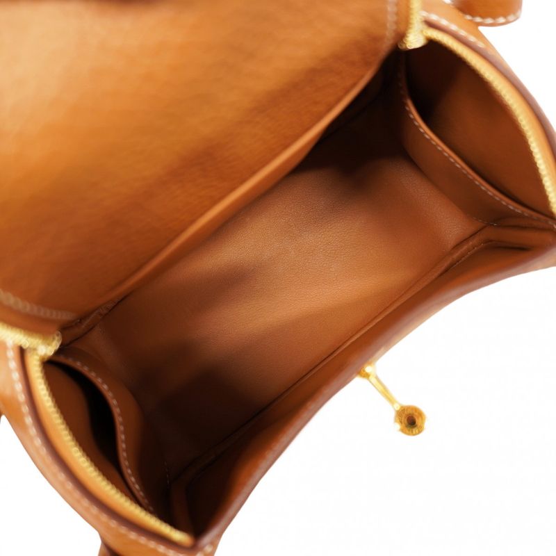 Hermes Handbag Lindy Mini Taurillon Cles Mance Gold Hardware B Engraved 2way