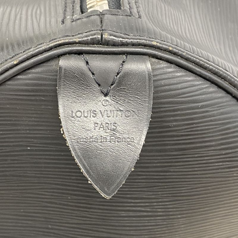 Louis Vuitton Boston Bag Epi Keepall 45 M59152 Noir Black Men Women Unisex