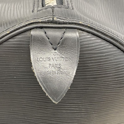 Louis Vuitton Boston Bag Epi Keepall 45 M59152 Noir Black Men Women Unisex