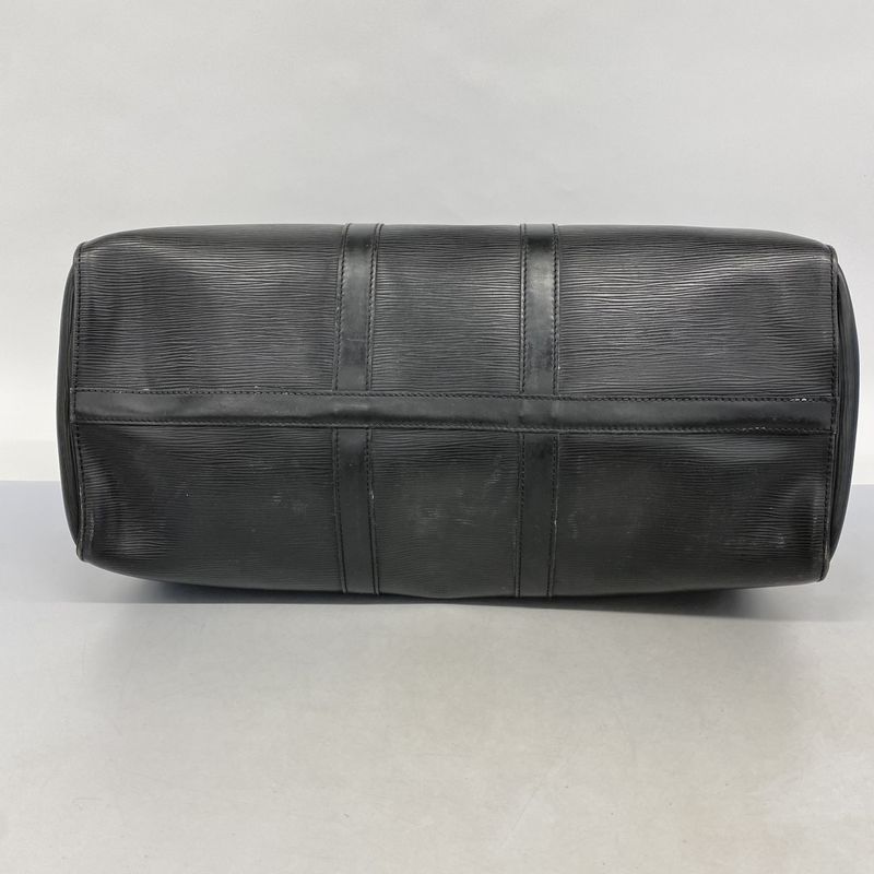 Louis Vuitton Boston Bag Epi Keepall 45 M59152 Noir Black Men Women Unisex