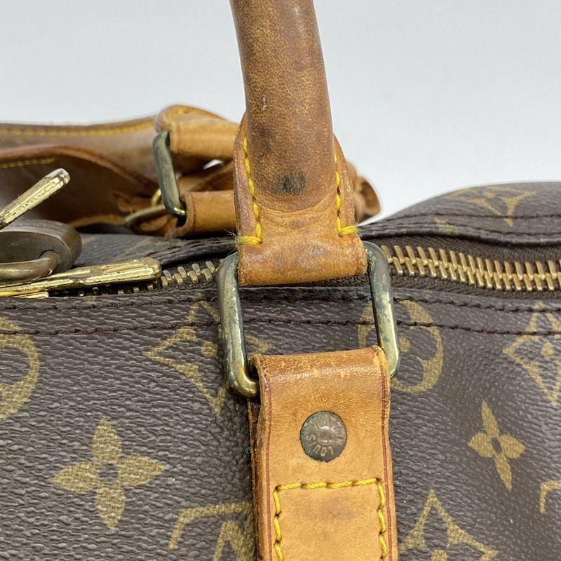 Louis Vuitton Boston Bag Monogram Keepall 45 M41428 Brown Men Women Unisex