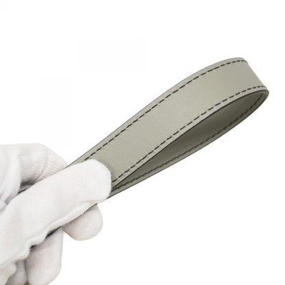 Christian Dior Shoulder Bag Oblique Bobby Canvas Gray Gold Hardware Women