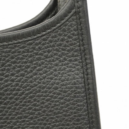 Hermes Shoulder Bag Evelyn TPM Taurillon Cles Mance Black Gold Hardware W