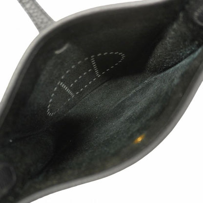 Hermes Shoulder Bag Evelyn TPM Taurillon Cles Mance Black Gold Hardware W