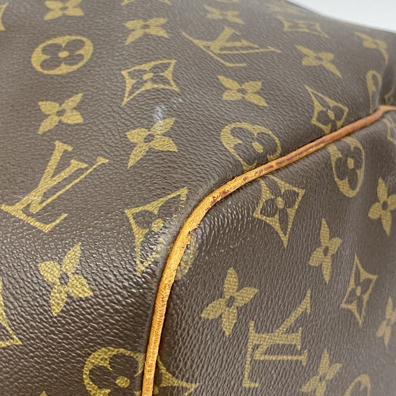 Louis Vuitton Boston Bag Monogram Keepall 55 M41424 Brown Men Women Unisex