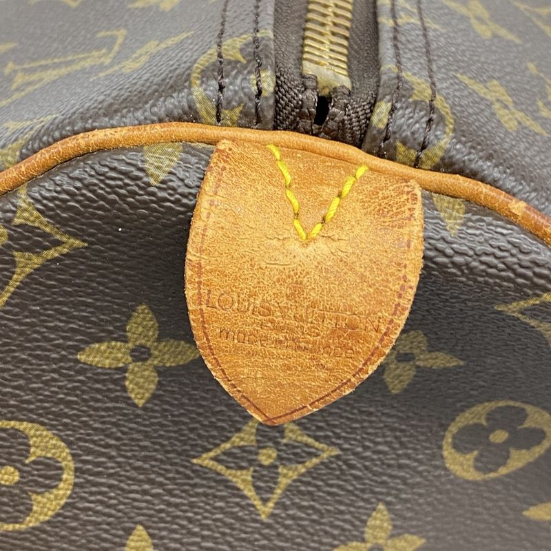 Louis Vuitton Boston Bag Monogram Keepall 55 M41424 Brown Men Women Unisex