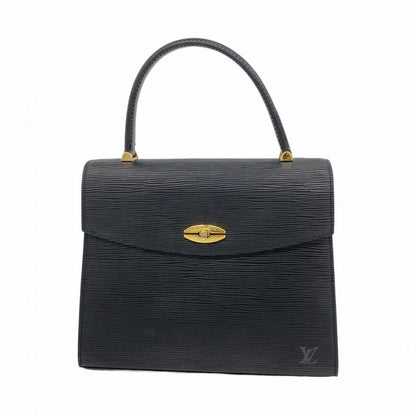 Louis Vuitton Epi Malesherbes Handbag M52372 Noir Black Women