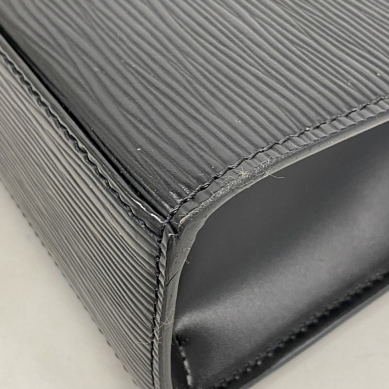 Louis Vuitton Epi Malesherbes Handbag M52372 Noir Black Women