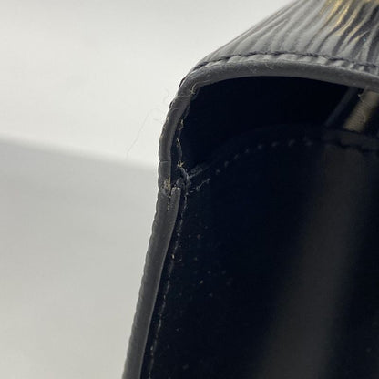 Louis Vuitton Epi Malesherbes Handbag M52372 Noir Black Women