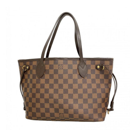 Louis Vuitton Damier Neverfull PM N51109 Ebene Womens Tote Bag