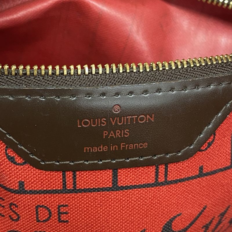 Louis Vuitton Damier Neverfull PM N51109 Ebene Womens Tote Bag