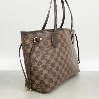 Louis Vuitton Damier Neverfull PM N51109 Ebene Womens Tote Bag