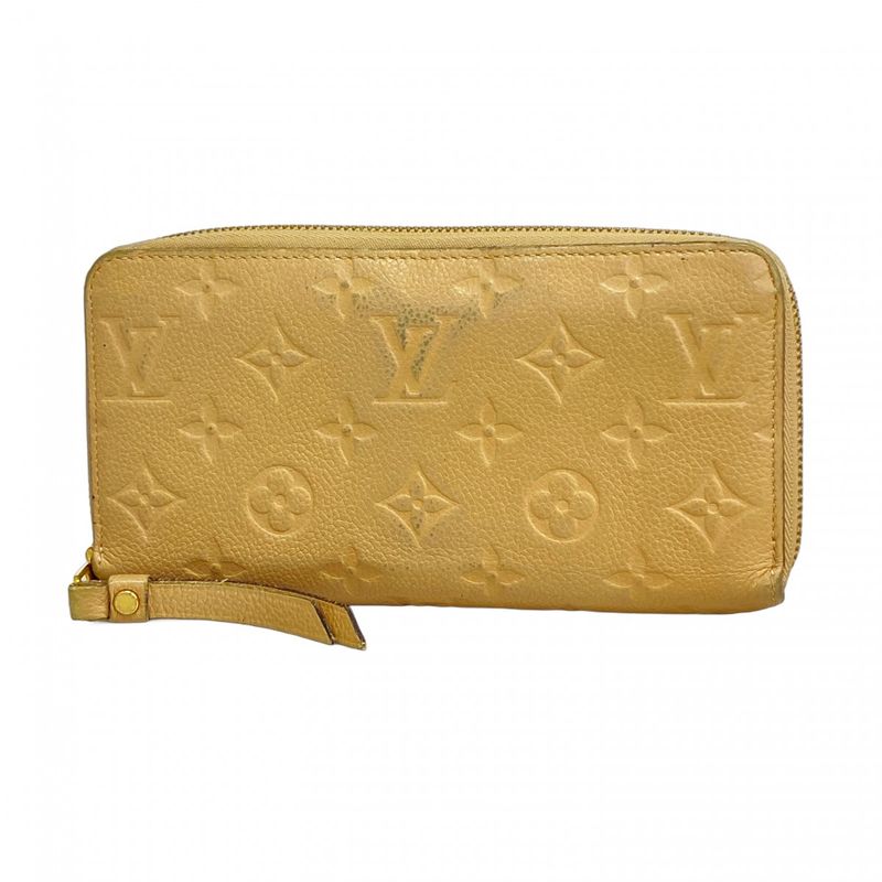 Louis Vuitton Long Wallet Monogram/empreinte Zippy Wallet M60746 Dune Ladies