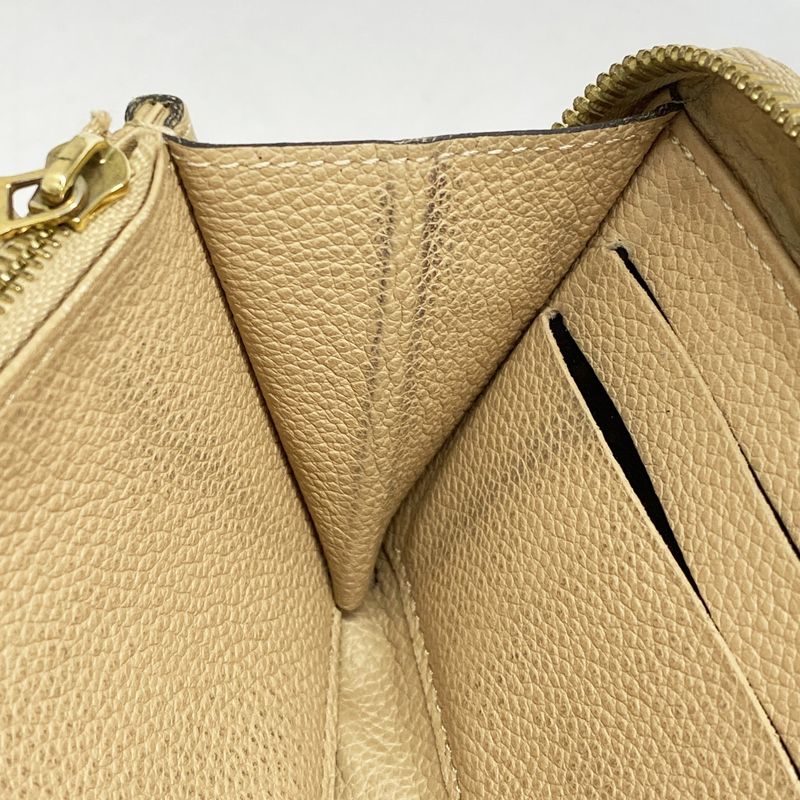 Louis Vuitton Long Wallet Monogram/empreinte Zippy Wallet M60746 Dune Ladies