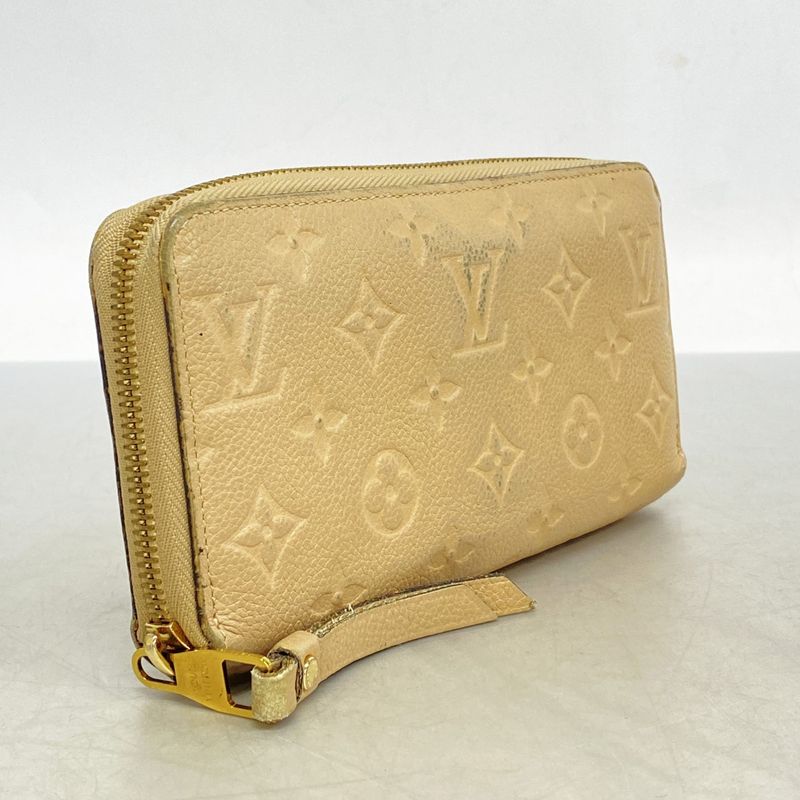 Louis Vuitton Long Wallet Monogram/empreinte Zippy Wallet M60746 Dune Ladies
