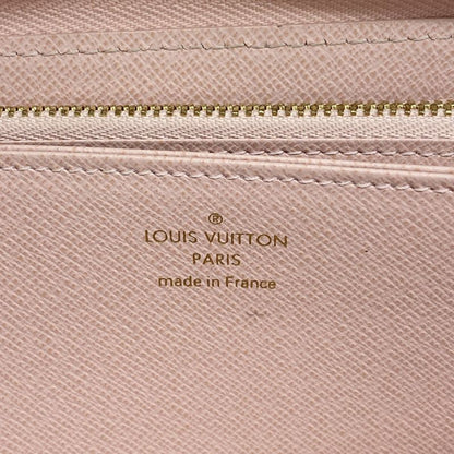 Louis Vuitton Damier Azure Zippy Wallet N63503 White Rose Ballerine Ladies