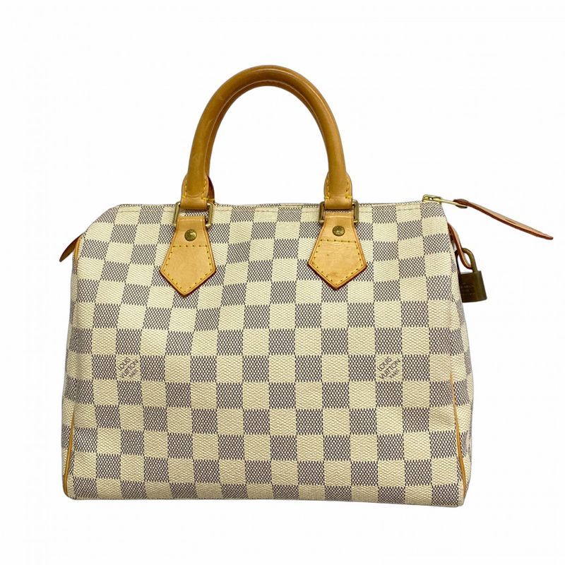 Louis Vuitton Handbag Damier Azure Speedy 25 N41534 White Women's