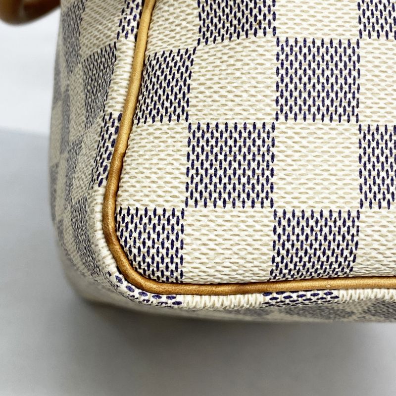 Louis Vuitton Handbag Damier Azure Speedy 25 N41534 White Women's