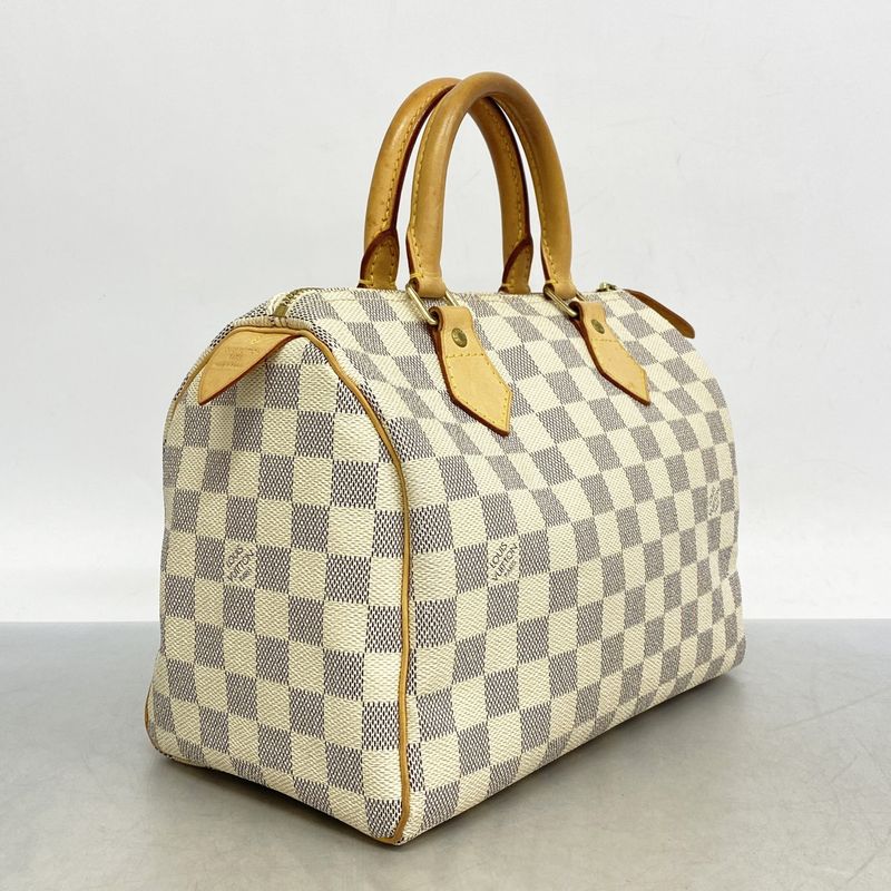 Louis Vuitton Handbag Damier Azure Speedy 25 N41534 White Women's