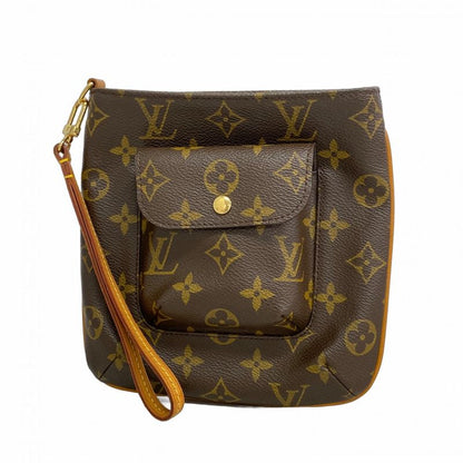 Louis Vuitton Pouch Monogram Partition M51901 Brown Ladies