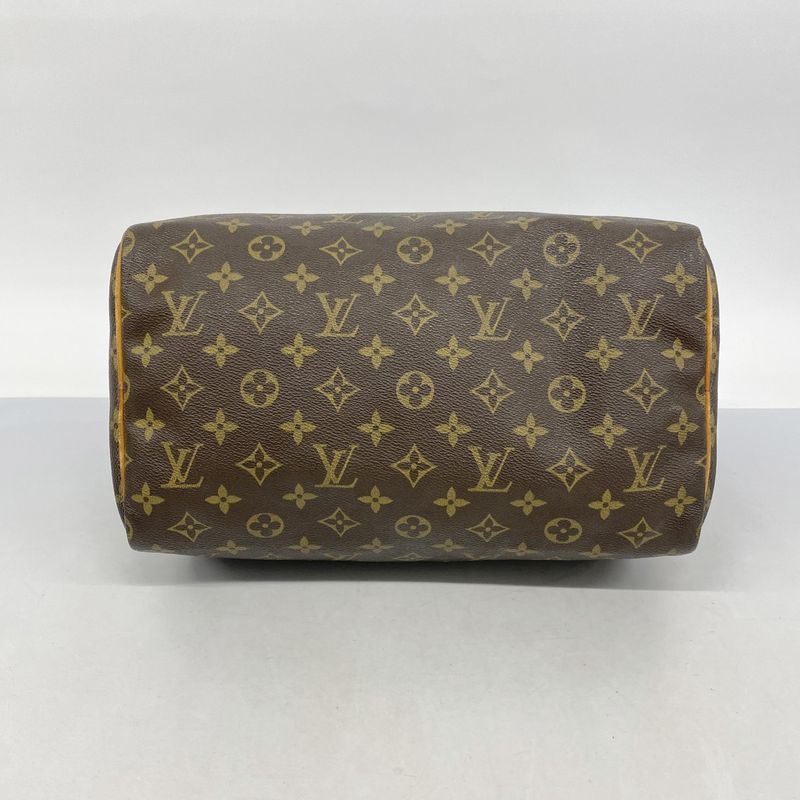 Louis Vuitton Handbag Monogram Speedy 30 M41108 Brown Ladies