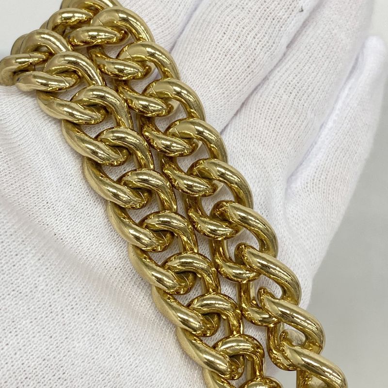 Gucci Shoulder Bag GG Supreme Padlock 409486 PVC Red Navy Beige Gold Hardware