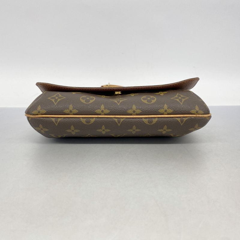 Louis Vuitton Shoulder Bag Monogram Musette Tango Short Strap M51257 Brown