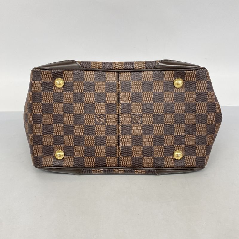 Louis Vuitton Damier Verona MM N41117 Ebène Women's Handbag