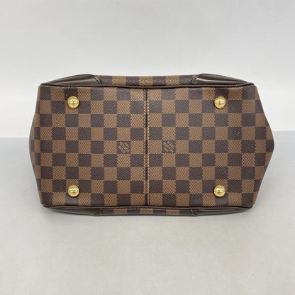 Louis Vuitton Damier Verona MM N41117 Ebène Women's Handbag