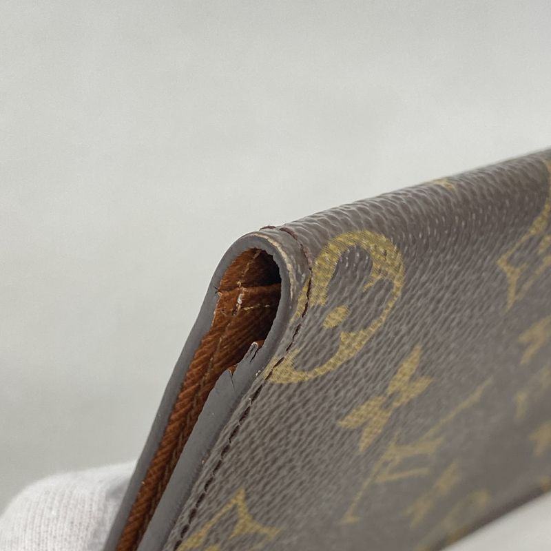 Louis Vuitton Long Wallet Monogram Porte Barrule Carte Cles Di M61823 Brown Men