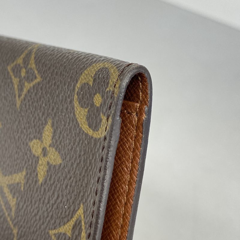 Louis Vuitton Long Wallet Monogram Porte Barrule Carte Cles Di M61823 Brown Men