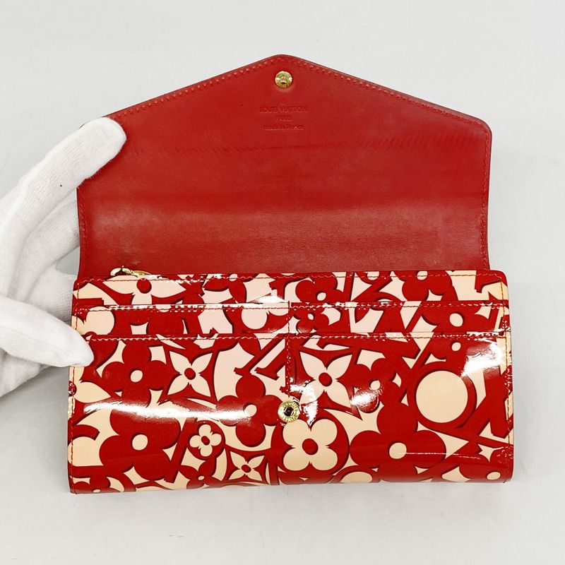 Louis Vuitton Long Wallet Suites Monogram Portefeuille Sarah M90127 Pomme