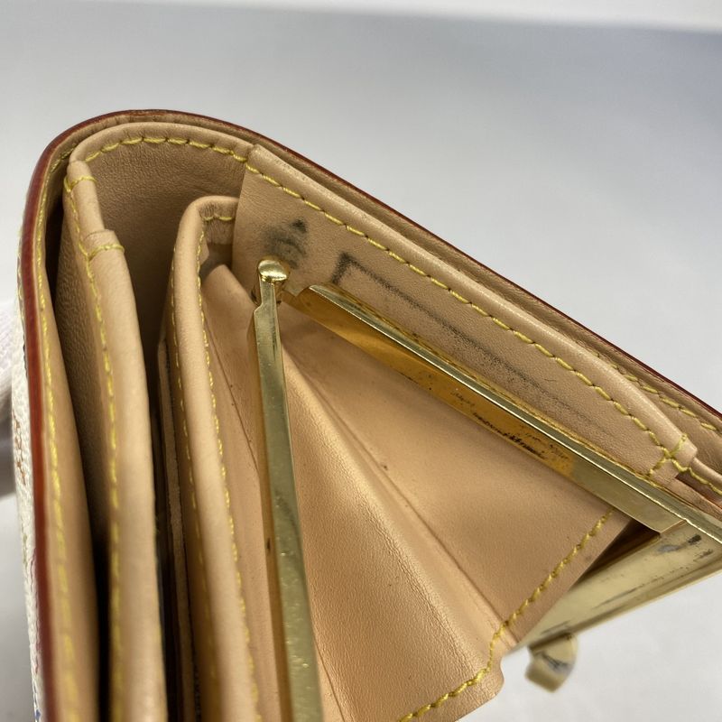 Louis Vuitton Wallet Monogram Multicolor Portefeuille Viennois M92987 Bronze