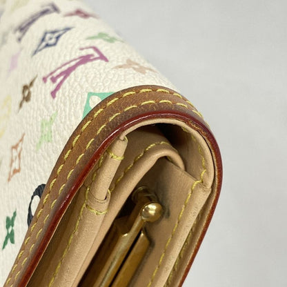 Louis Vuitton Wallet Monogram Multicolor Portefeuille Viennois M92987 Bronze