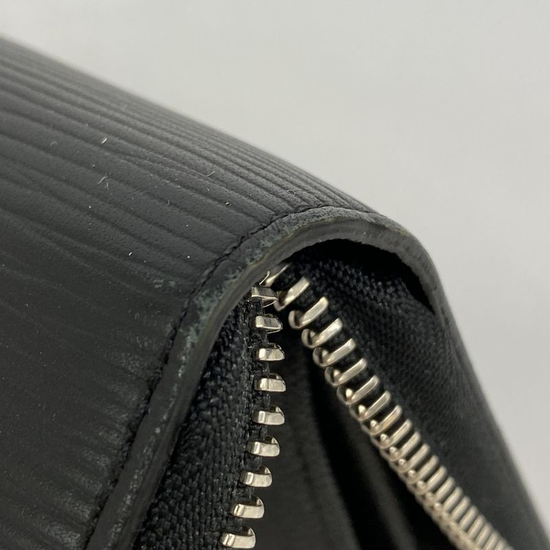 Louis Vuitton Epi Damier Graphite Zippy Organizer M69541 Black Men's Long Wallet