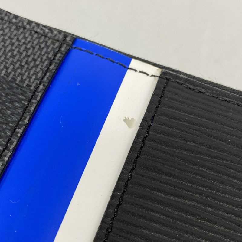 Louis Vuitton Epi Damier Graphite Zippy Organizer M69541 Black Men's Long Wallet