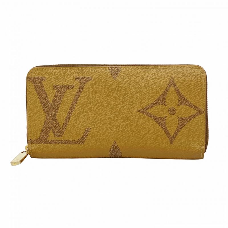 Louis Vuitton Long Wallet Monogram Giant Reverse Zippy Wallet M69353 Brown Men