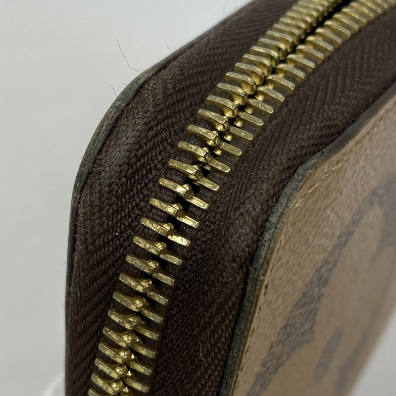 Louis Vuitton Long Wallet Monogram Giant Reverse Zippy Wallet M69353 Brown Men