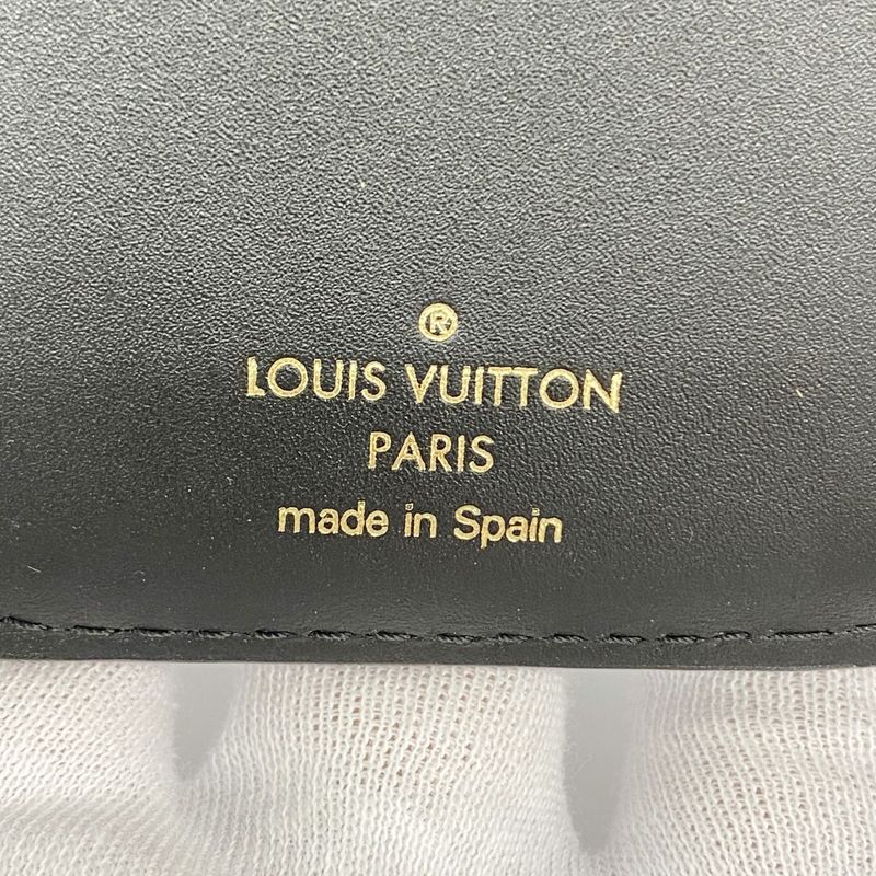 Louis Vuitton Monogram Reverse Portefeuille Dauphine Compact M68725 Brown Ladies