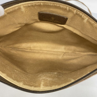 Gucci Shoulder Bag GG Supreme/sherry Line 39 02 026 PVC Brown Gold Hardware