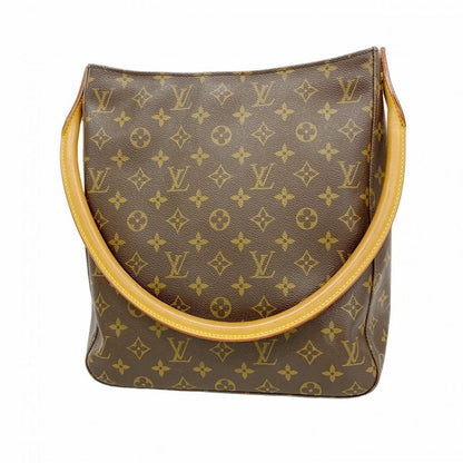 Louis Vuitton Shoulder Bag Monogram Looping GM M51145 Brown Ladies