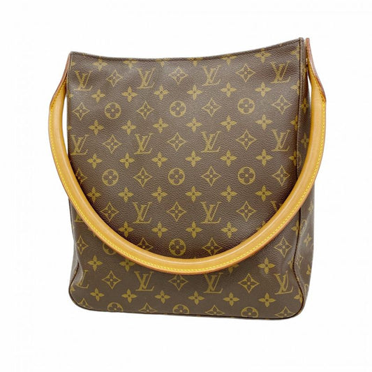 Louis Vuitton Shoulder Bag Monogram Looping GM M51145 Brown Ladies