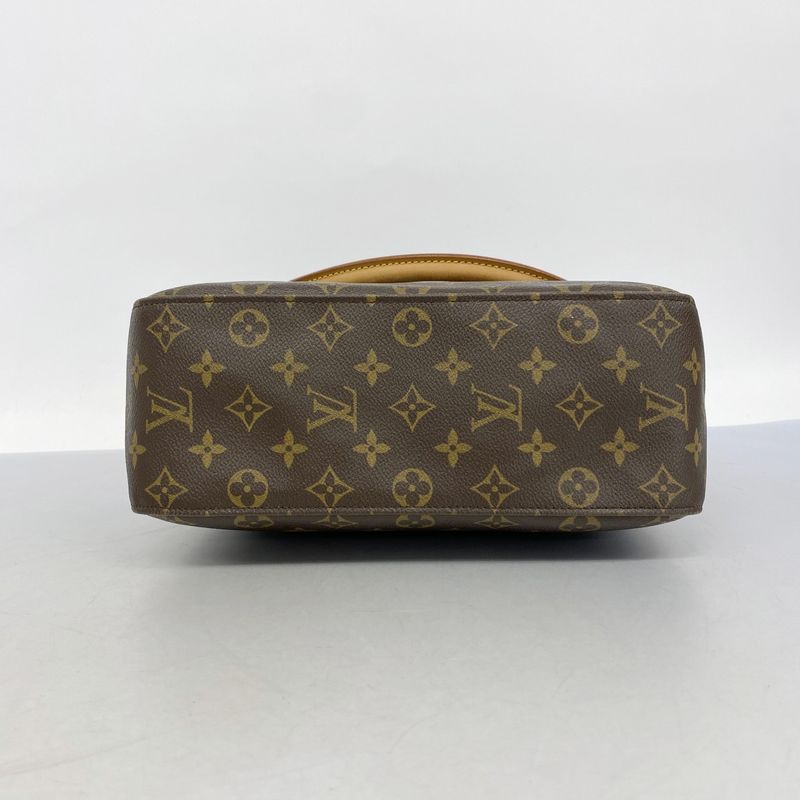 Louis Vuitton Shoulder Bag Monogram Looping GM M51145 Brown Ladies