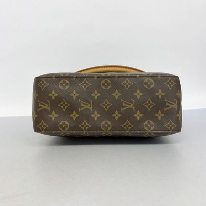 Louis Vuitton Shoulder Bag Monogram Looping GM M51145 Brown Ladies