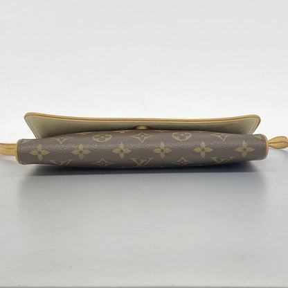 Louis Vuitton Shoulder Bag Monogram Pochette Twin GM M51852 Brown Ladies